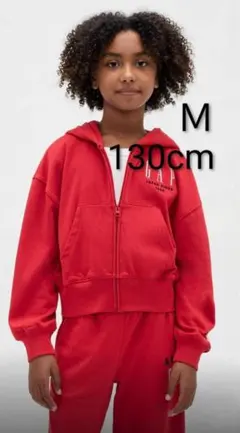 【新品・M・130㎝】GAP 30th フレンチテリー パーカー