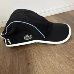 ラコステスポーツ　キャップ　黒　ランニング