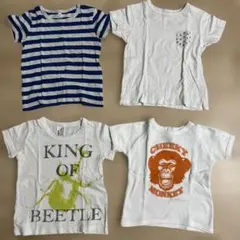 100cm ユニクロ　ジーンズ他　キッズ Tシャツ 4点セット