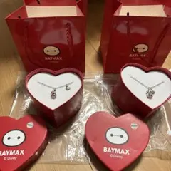新品！セット売り　BAYMAX シルバーチャームネックレス　バラ売り可