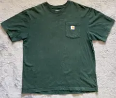 Carhartt（カーハート） ポケットTシャツ Lサイズ モスグリーン