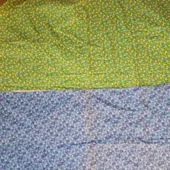 はぎれセット　グリーン　ブルー　花柄