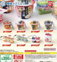 雪印メグミルク ミニチュアチャーム ヨーグルト&デザートシリーズ 全8種 ガチャ