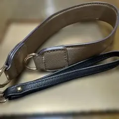 バッグ用ストラップベージュ・黒2本セット