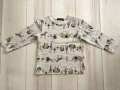 moujonjon 動物柄 長袖トレーナー 90cm