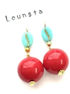 5点で450円引き ハンドメイドピアス 樹脂ピアス