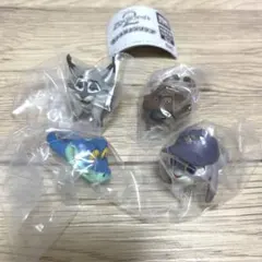 ズートピア2 ファッションリング 4個セット