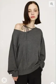 アシンメトリー ニット