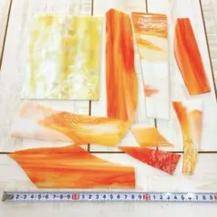 【No.121】ステンドグラス 材料 ガラス 端材