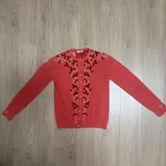 ヴィンテージ　ビーズ刺繍カーディガン