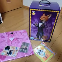 ズートピア2HAPPYくじラストワン賞ニックフィギュアB賞アロハ他セット一番くじ