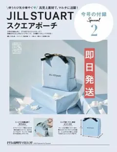 JILL STUART スクエアポーチ 水色