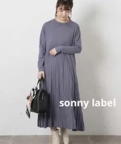 UR Sonny Label クリンクルプリーツカットワンピース