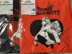 エニマイくじ 富江×ハローキティ C賞　トートバッグ 黒　赤　セット