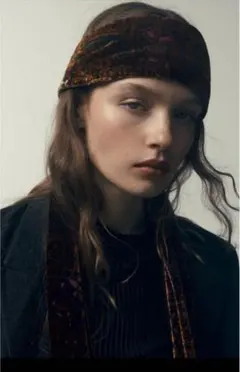 ZARA ストール　ターバン　新品未使用のサムネイル