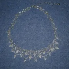 クリアビーズ ネックレス