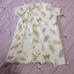 【最終値下】ジェラートピケ 旭山動物柄ロンパース 80cm