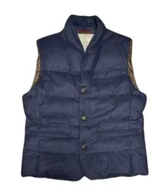BRUNELLO CUCINELLI ネイビー キルティングベスト BRUNELLO CUCINELLI ネイビー キルティングベスト Brunello