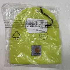 Carhartt 蛍光イエローニット帽 ワンサイズ