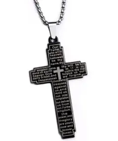 十字架　シルバーネックレス【匿名配送　再入荷なし在庫ラスト】