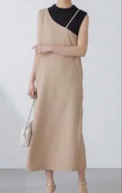 アシンメトリー キャミワンピース