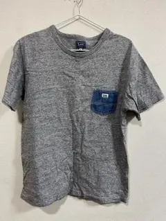 Lee グレー Tシャツ Mサイズ デニムポケット