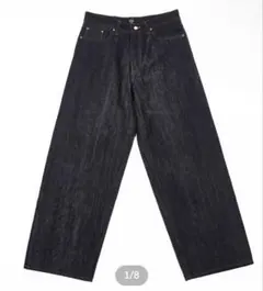TSY RIPPED WIDE STRAIGHT DENIM BLACK - メルカリ