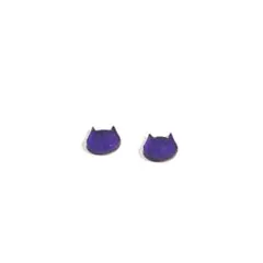 No.3996 小ぶり小さい猫　レジンハンドメイドピアス