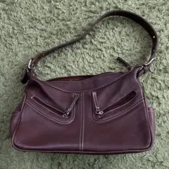 ダークブラウン ハンドバッグ