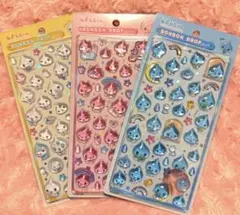 【新品正規品】 ボンボンドロップシール しずくちゃん 3種セット