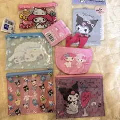 サンリオ ポーチ まとめ売り ストラップ マイメロ キティ シナモン クロミ