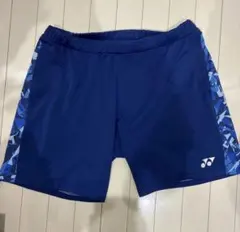 値下げ！YONEX ハーフパンツ Mサイズ ブルー 日本代表モデル - メルカリ