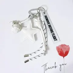 じゃらじゃらキーホルダー バックチャーム キーチャーム パラコード シンプル