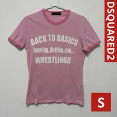 DSQUARED2 Tシャツ ピンク S ロゴ　プリントのサムネイル