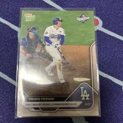 2025 Topps Now フリーマン ワールドシリーズ カード ドジャース