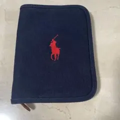 訳ありRalph Lauren 母子手帳ケース ネイビー　ビニールポケットなしのサムネイル