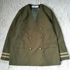 新品タグ付き ジャーナルスタンダード ノーカラーダブルジャケット 薄手 日本製