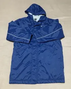 Nike ネイビー　ベンチコート　Lサイズ