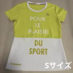 le coq sportif Sサイズ　半袖Tシャツ イエロー/ホワイトのサムネイル