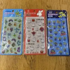 ディズニー ぷくぷくシール PUKUPUKU ベイマックス　トイストーリー