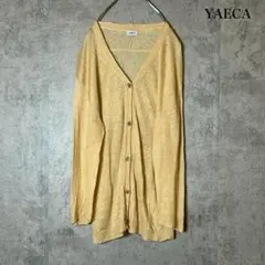 YAECA ヤエカ リネン シルク シアー カーディガン N3505のサムネイル