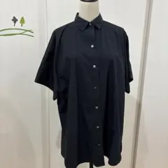 MICA＆DEAL　ネイビー シャツ　オーバーサイズのサムネイル