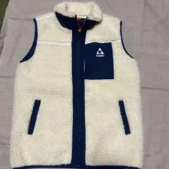 GERRY フリースノースリーブジャケット アイボリー150cm