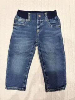 【GAP】オーガニック スリムデニム 90 インディゴブルー