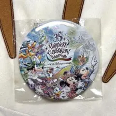 東京ディズニーランド公式　35周年グランドフィナーレ缶バッチ