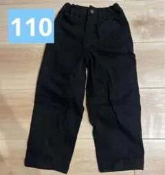 UNIQLO キッズ　パンツ　黒　110