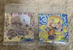 ワンピース大海賊シールウエハース　モンキー・D・ルフィ&ジュエリー・ボニー