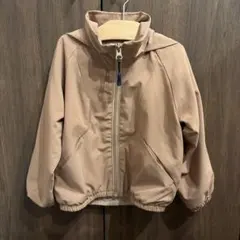 100cm 薄手のウィンドブレーカー　フード付き