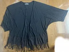 LIP SERVICE ブラック フリンジ カーディガンのサムネイル