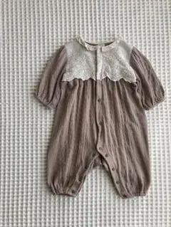 テータテートレース使い可愛いカバーオールロンパース70cm tetea tete